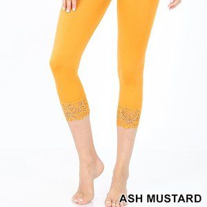 6 PACK!!  ZENANA SEAMLESS CAPRI LEGGINGS